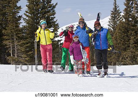 USA, Colorado, Telluride, Three-generation family with girl (10-11) posing during ski holiday View Large Photo Image Stock Image - USA, Colorado, Telluride, Three-generation family with girl (10-11) posing during ski holiday. Fotosearch