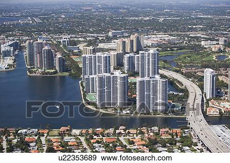 USA, Florida, Miami, Cityscape View Large Photo Image Stock Photo - USA, Florida, Miami, Cityscape . Fotosearch