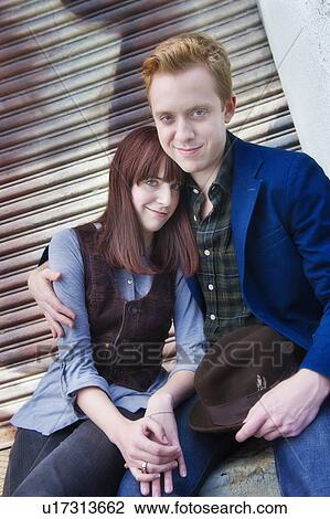 USA, New Jersey, Jersey City, portrait of young couple View Large Photo Image Stock Image - USA, New Jersey, Jersey City, portrait of young couple. Fotosearch