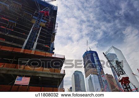 Stock Image - USA, New York, New York City, Ground Zero. Fotosearch