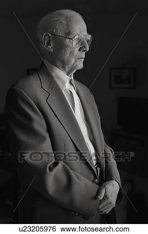 USA, Oregon, Senior man wearing glasses View Large Photo Image Stock Photograph - USA, Oregon, Senior man wearing glasses. Fotosearch