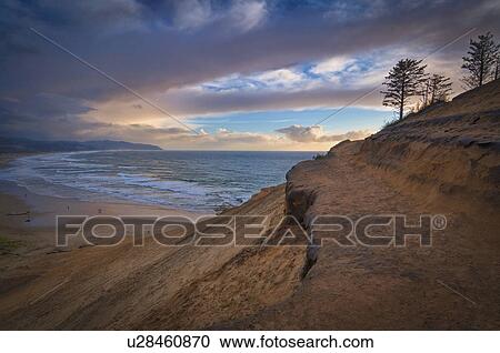 USA, Oregon, Tillamook County, Cape Kiwanda and beach View Large Photo Image Stock Image - USA, Oregon, Tillamook County, Cape Kiwanda and beach. Fotosearch