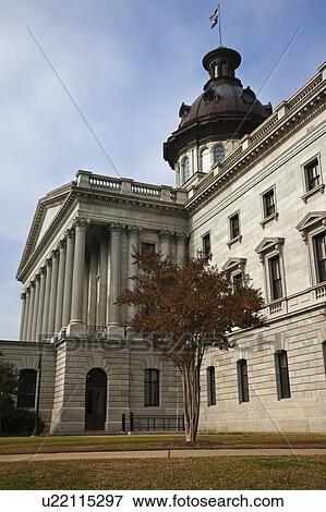 Stock Photo - USA, South Carolina, Columbia, State Capitol Building. Fotosearch