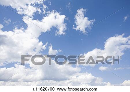 Stock Image - View of cumulus cloud. Fotosearch