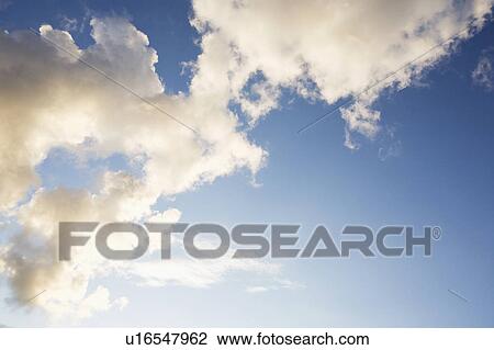 Stock Image - View of cumulus cloud. Fotosearch