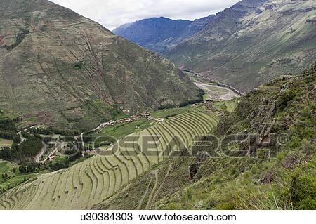 Agricultural field at Pisaq Inca Ruins, Sacred Valley, Cusco Region, Peru View Large Photo Image Stock Image - Agricultural field at Pisaq Inca Ruins, Sacred Valley, Cusco Region, Peru. Fotosearch