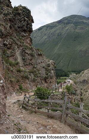 Dirt road passing by a mountain, Sacred Valley, Cusco Region, Peru View Large Photo Image Stock Image - Dirt road passing by a mountain, Sacred Valley, Cusco Region, Peru. Fotosearch
