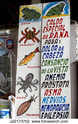Information sign on a seafood shop, Mercado Central, Cuzco, Peru View Large Photo Image Stock Image - Information sign on a seafood shop, Mercado Central, Cuzco, Peru. Fotosearch