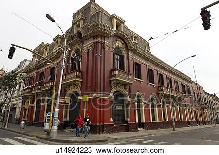 Low angle view of a building, Historic Centre of Lima, Lima, Peru View Large Photo Image Stock Image - Low angle view of a building, Historic Centre of Lima, Lima, Peru. Fotosearch