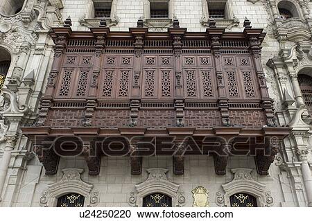 Low angle view of Archbishop's Palace, Cathedral Of Lima, Plaza Mayor, Historic Centre of Lima, Lima, Peru View Large Photo Image Stock Image - Low angle view of Archbishop's Palace, Cathedral Of Lima, Plaza Mayor, Historic Centre of Lima, Lima, Peru. Fotosearch