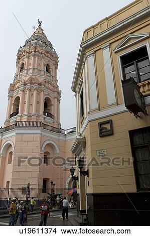 Low angle view of Santo Domingo Church, Historic Centre of Lima, Lima, Peru View Large Photo Image Picture - Low angle view of Santo Domingo Church, Historic Centre of Lima, Lima, Peru. Fotosearch