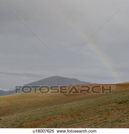 Rainbow over a landscape, Sacred Valley, Cusco Region, Peru View Large Photo Image Stock Photography - Rainbow over a landscape, Sacred Valley, Cusco Region, Peru. Fotosearch