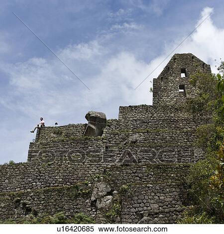 Ruins of The Lost City of The Incas, Mt Huayna Picchu, Machu Picchu, Cusco Region, Peru View Large Photo Image Stock Photography - Ruins of The Lost City of The Incas, Mt Huayna Picchu, Machu Picchu, Cusco Region, Peru. Fotosearch