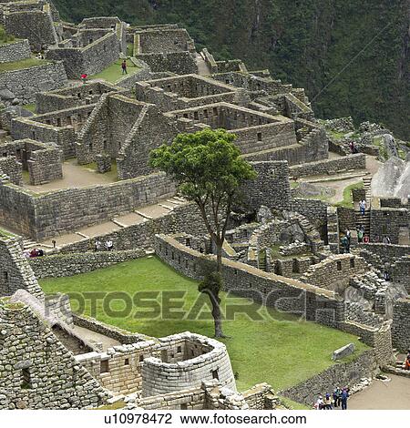 Ruins of The Lost City of The Incas, Machu Picchu, Cusco Region, Peru View Large Photo Image Stock Image - Ruins of The Lost City of The Incas, Machu Picchu, Cusco Region, Peru. Fotosearch