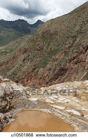 Salt pond, Maras, Sacred Valley, Cusco Region, Peru View Large Photo Image Stock Photo - Salt pond, Maras, Sacred Valley, Cusco Region, Peru. Fotosearch