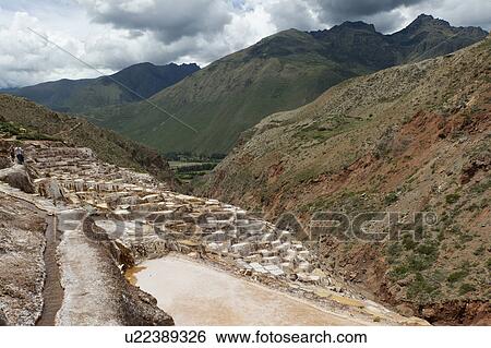 Salt pond, Maras, Sacred Valley, Cusco Region, Peru View Large Photo Image Stock Photograph - Salt pond, Maras, Sacred Valley, Cusco Region, Peru. Fotosearch