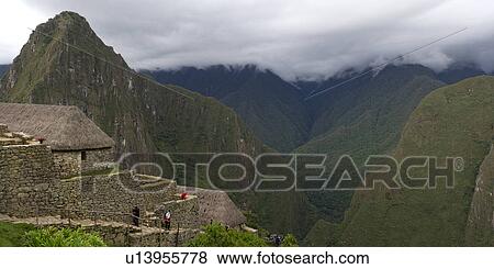 Stock Photo - The Lost City of The Incas, Machu Picchu, Cusco Region, Peru. Fotosearch
