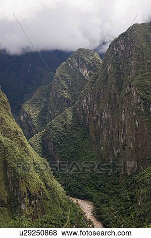 Stock Photo - The Lost City of The Incas, Machu Picchu, Cusco Region, Peru. Fotosearch