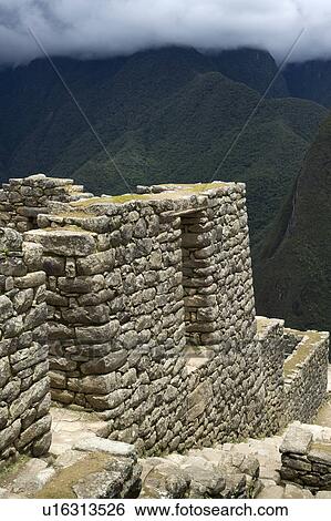 Stock Photograph - The Lost City of The Incas, Machu Picchu, Cusco Region, Peru. Fotosearch