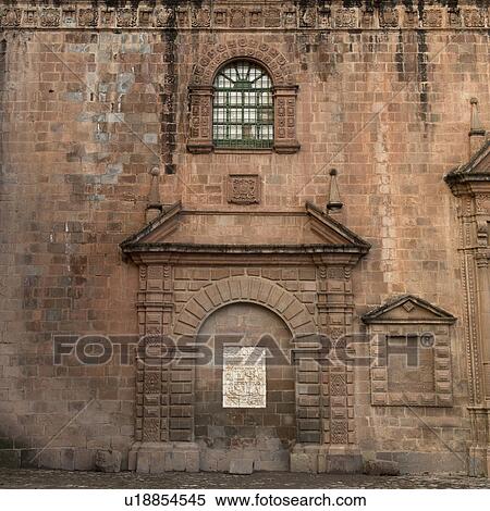 Wall of a cathedral, La Catedral, Plaza de Armas, Cuzco, Peru View Large Photo Image Stock Photography - Wall of a cathedral, La Catedral, Plaza de Armas, Cuzco, Peru. Fotosearch
