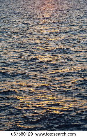 Stock Photo - Aegean Sea at sunset. Fotosearch