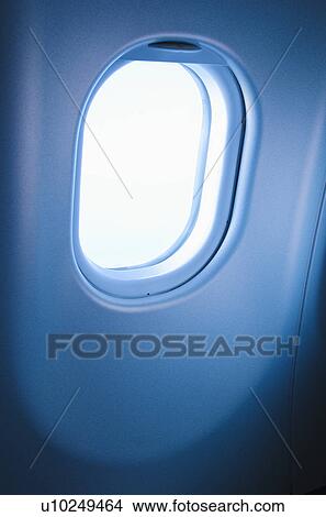 Picture - Airplane window. Fotosearch