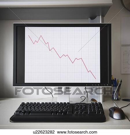 Close up of chart on monitor View Large Photo Image Stock Image - Close up of chart on monitor. Fotosearch
