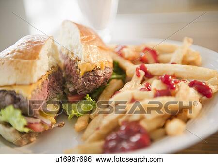Close up of fast food View Large Photo Image Stock Photograph - Close up of fast food. Fotosearch