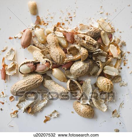 Stock Image - Close up of peanuts. Fotosearch