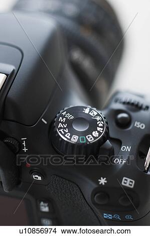 Picture - Digital SLR camera buttons. Fotosearch