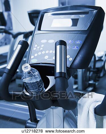 Exercise machine in gym View Large Photo Image Stock Photo - Exercise machine in gym. Fotosearch