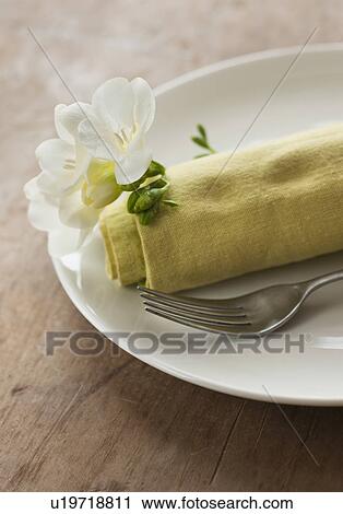 Flower on pastry wrap View Large Photo Image Stock Image - Flower on pastry wrap. Fotosearch