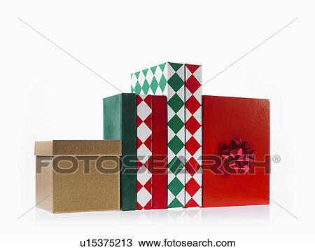 Four boxes with ribbon, studio shot View Large Photo Image Stock Image - Four boxes with ribbon, studio shot. Fotosearch