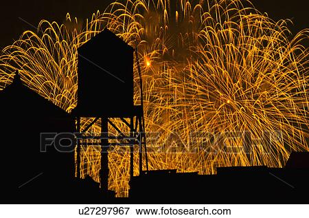 Fourth of July fireworks View Large Photo Image Stock Photo - Fourth of July fireworks. Fotosearch