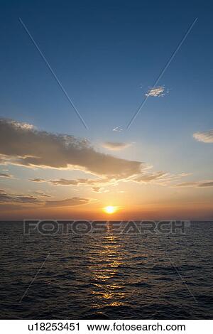 Greece, Aegean Sea horizon at sunrise View Large Photo Image Stock Image - Greece, Aegean Sea horizon at sunrise. Fotosearch