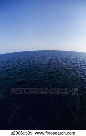 Greece, Aegean Sea horizon View Large Photo Image Stock Photography - Greece, Aegean Sea horizon. Fotosearch