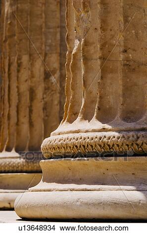 Greece, Athens, Acropolis, Doric columns of Propylaea View Large Photo Image Picture - Greece, Athens, Acropolis, Doric columns of Propylaea. Fotosearch