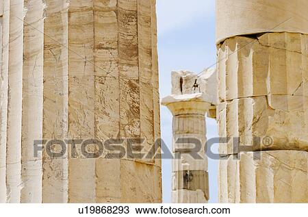 Greece, Athens, Acropolis, Doric columns of Parthenon View Large Photo Image Stock Image - Greece, Athens, Acropolis, Doric columns of Parthenon. Fotosearch