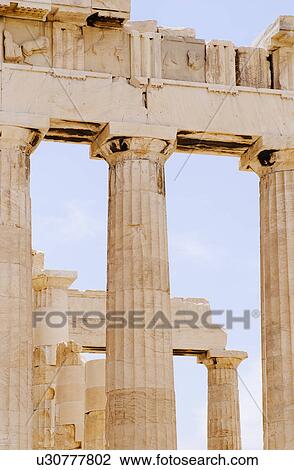 Greece, Athens, Acropolis, Doric columns of Parthenon View Large Photo Image Stock Image - Greece, Athens, Acropolis, Doric columns of Parthenon. Fotosearch