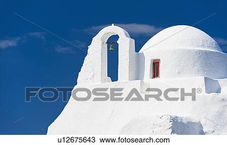 Greece, Cyclades Islands, Mykonos, Paraportiani church View Large Photo Image Stock Image - Greece, Cyclades Islands, Mykonos, Paraportiani church. Fotosearch