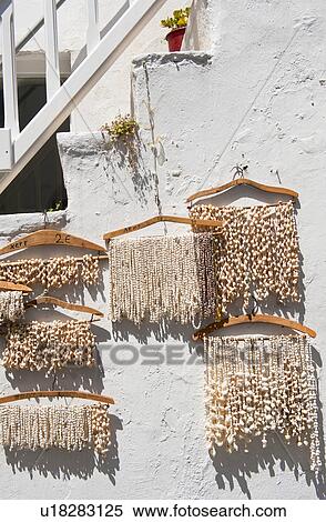 Stock Photography - Greece, Cyclades Islands, Mykonos, Traditional souvenirs. Fotosearch