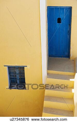 Greece, Cyclades Islands, Santorini, Oia, Steps outside house View Large Photo Image Stock Photograph - Greece, Cyclades Islands, Santorini, Oia, Steps outside house. Fotosearch