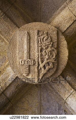Greece, Rhodes, Stone shield on medieval fortified wall View Large Photo Image Stock Image - Greece, Rhodes, Stone shield on medieval fortified wall. Fotosearch
