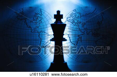 Stock Image - King chess piece. Fotosearch