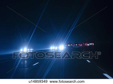 Night traffic View Large Photo Image Stock Photo - Night traffic. Fotosearch