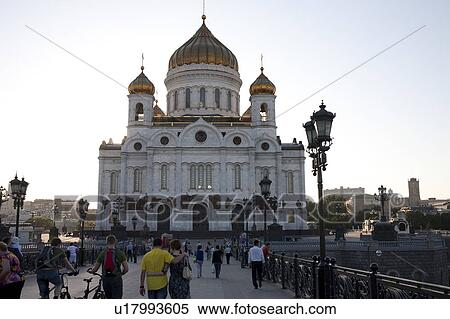 Russia, Moscow, Cathedral of Christ the Savior View Large Photo Image Stock Photography - Russia, Moscow, Cathedral of Christ the Savior. Fotosearch