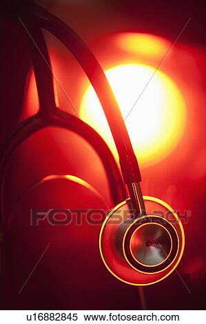 Stock Photography - Stethoscope in spotlight. Fotosearch