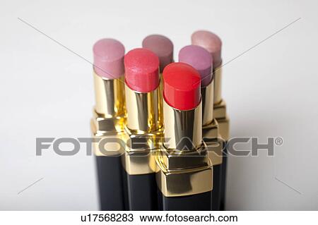 Stock Image - Studio shot of lipsticks. Fotosearch