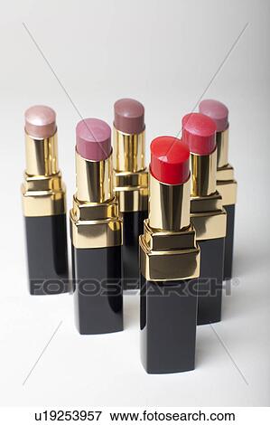 Stock Photo - Studio shot of lipsticks. Fotosearch