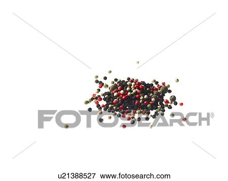 Studio shot of mixed pepper corns View Large Photo Image Stock Photo - Studio shot of mixed pepper corns. Fotosearch